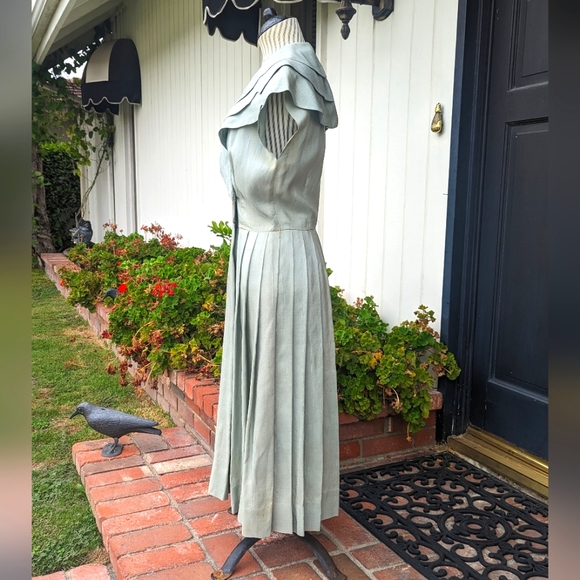 Vintage Seafoam Dress - Picture 4 of 16